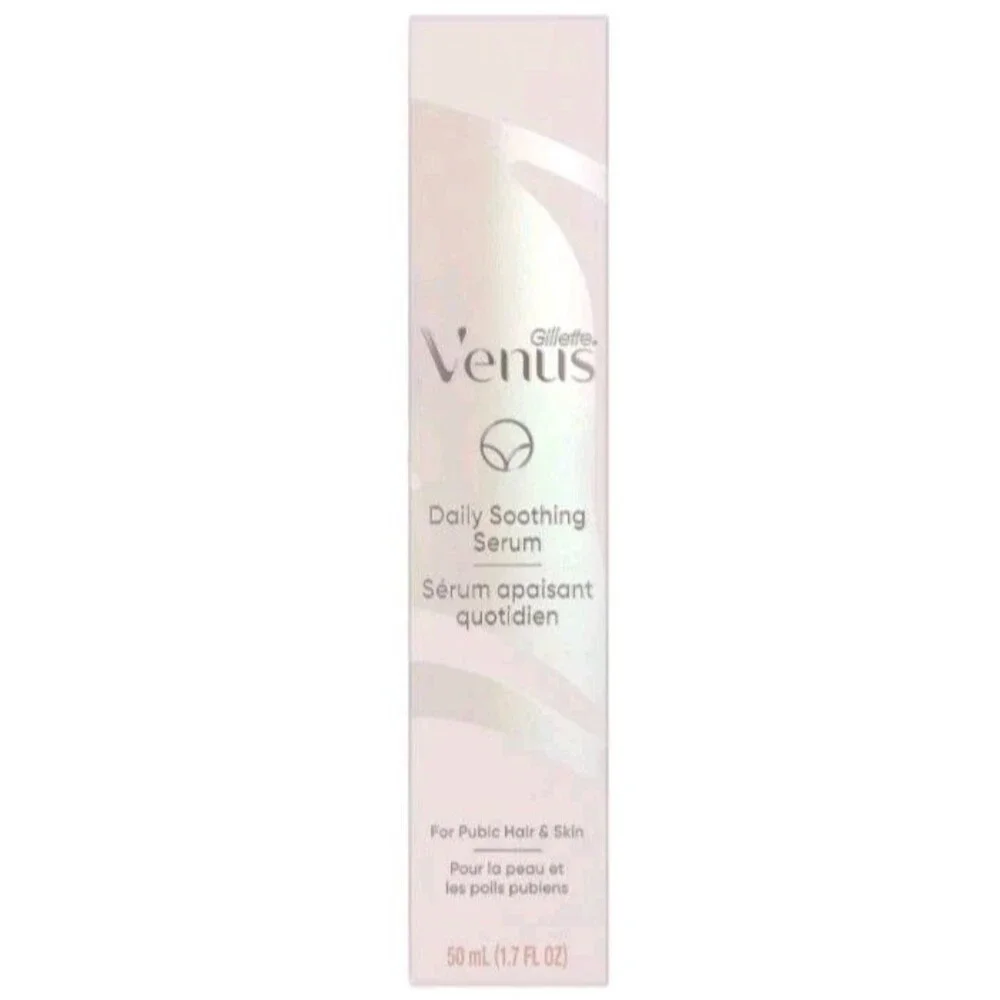 Gillette Venus Daily Soothing Serum For Pubic Hair & Skin  New Moisturizer 1.7oz
